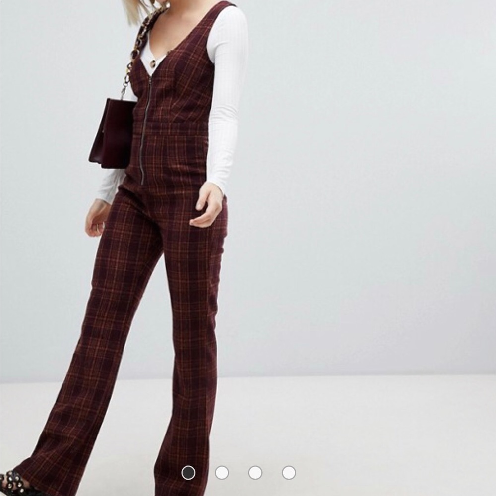 Checkered jumpsuit